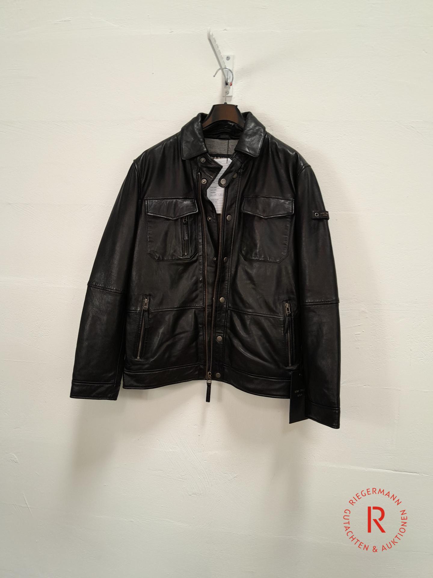 HERREN LEDERJACKE GRÖSSE 48